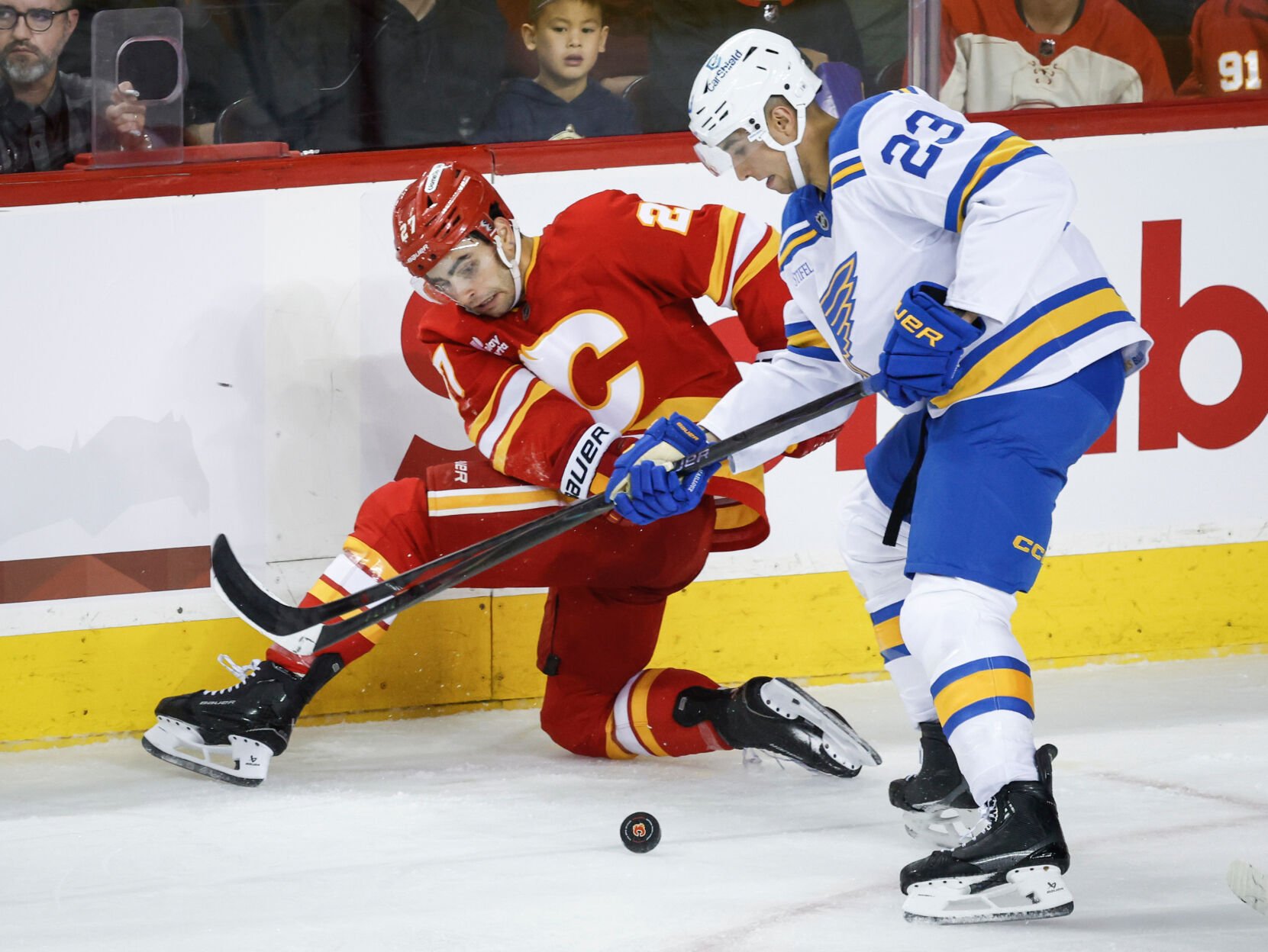 Blues Flames Hockey